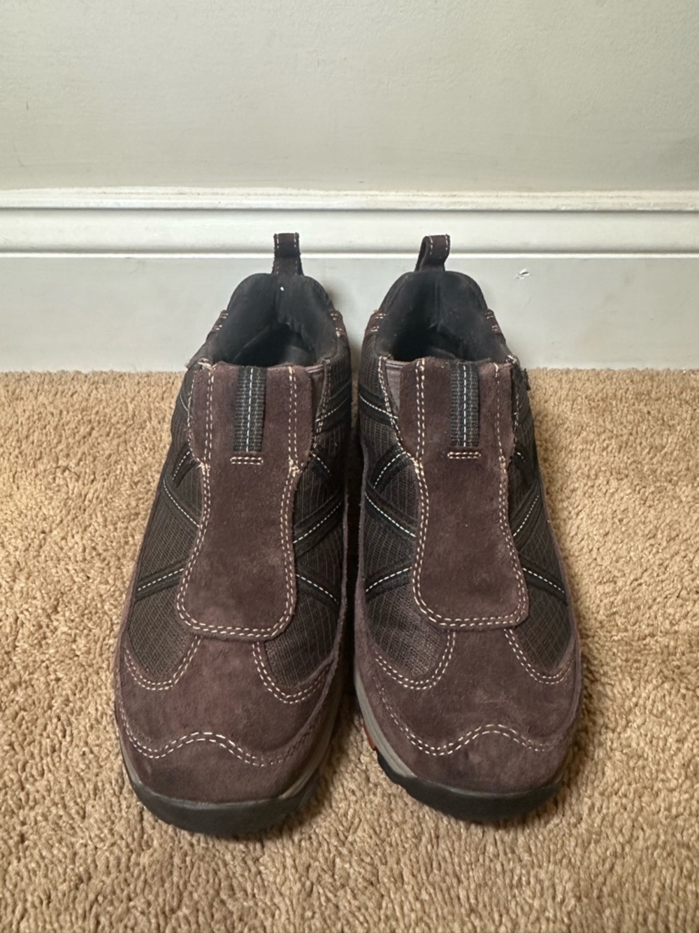 L.L. Bean Storm Chaser Men's Tek 2.5 Waterproof Brown Slip On Shoes Size 7.5 M